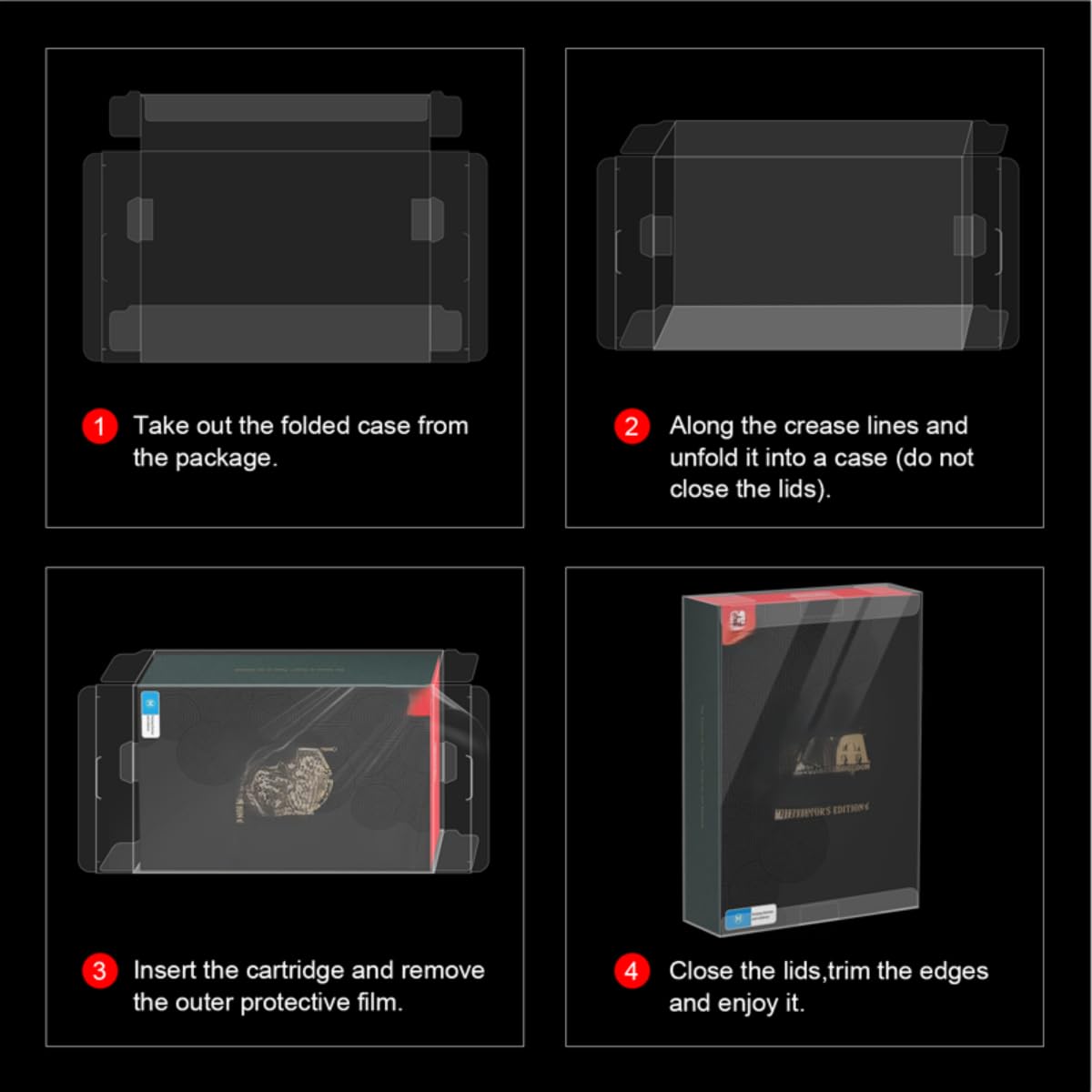Clear Protective Case Compatible with Switch 2023 R312