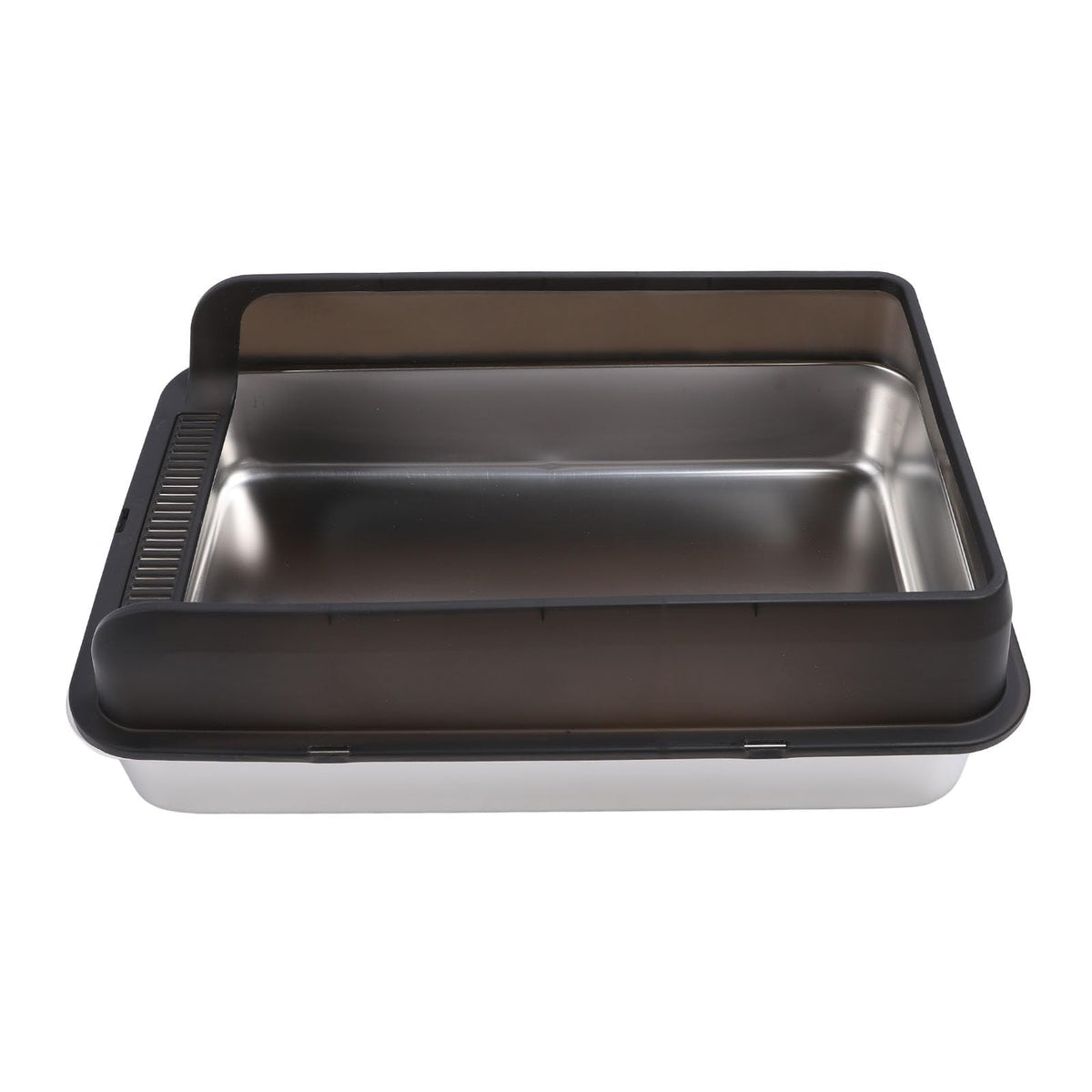 Stainless Steel Top Entry Cat Litter Box with Lid S77361