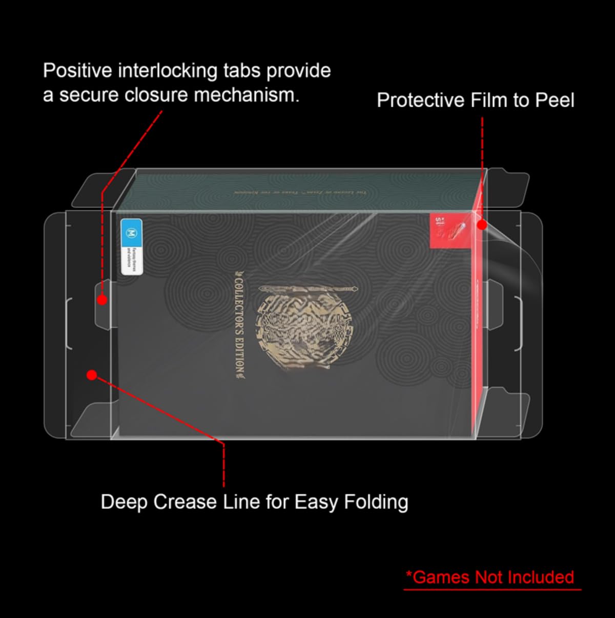Clear Protective Case Compatible with Switch 2023 R312