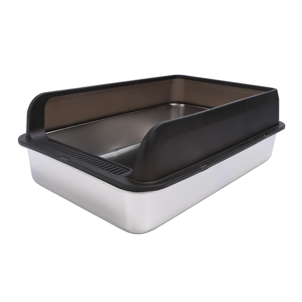 Stainless Steel Top Entry Cat Litter Box with Lid S77361