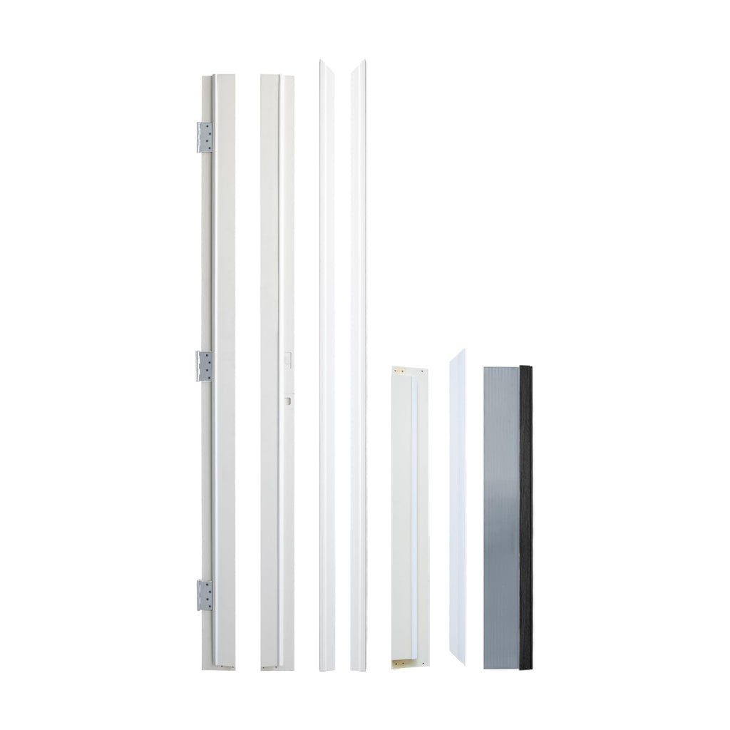 36 x 80 Fiberglass Entry Door with Vinyl Frame Low-E Glass Right Hand Inswing L794499