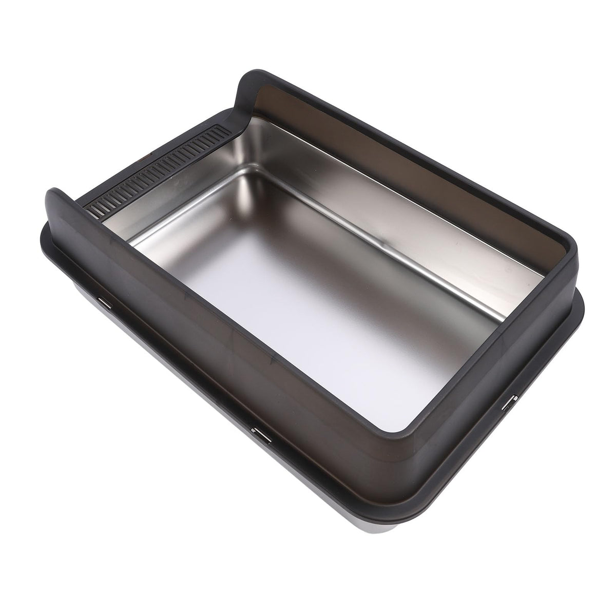 Stainless Steel Top Entry Cat Litter Box with Lid S77361