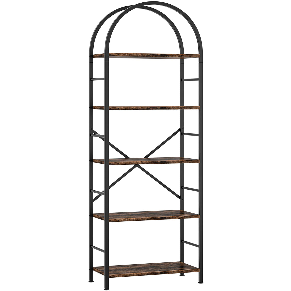 5 Tier Brown Bookshelf L753485