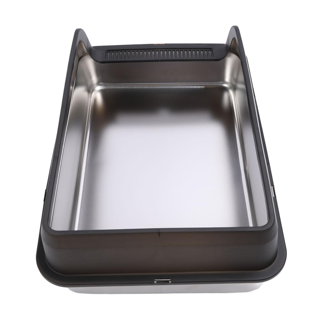 Stainless Steel Top Entry Cat Litter Box with Lid S77361