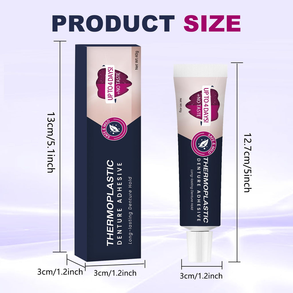 2Pcs Thermoplastic Denture Adhesive A783922