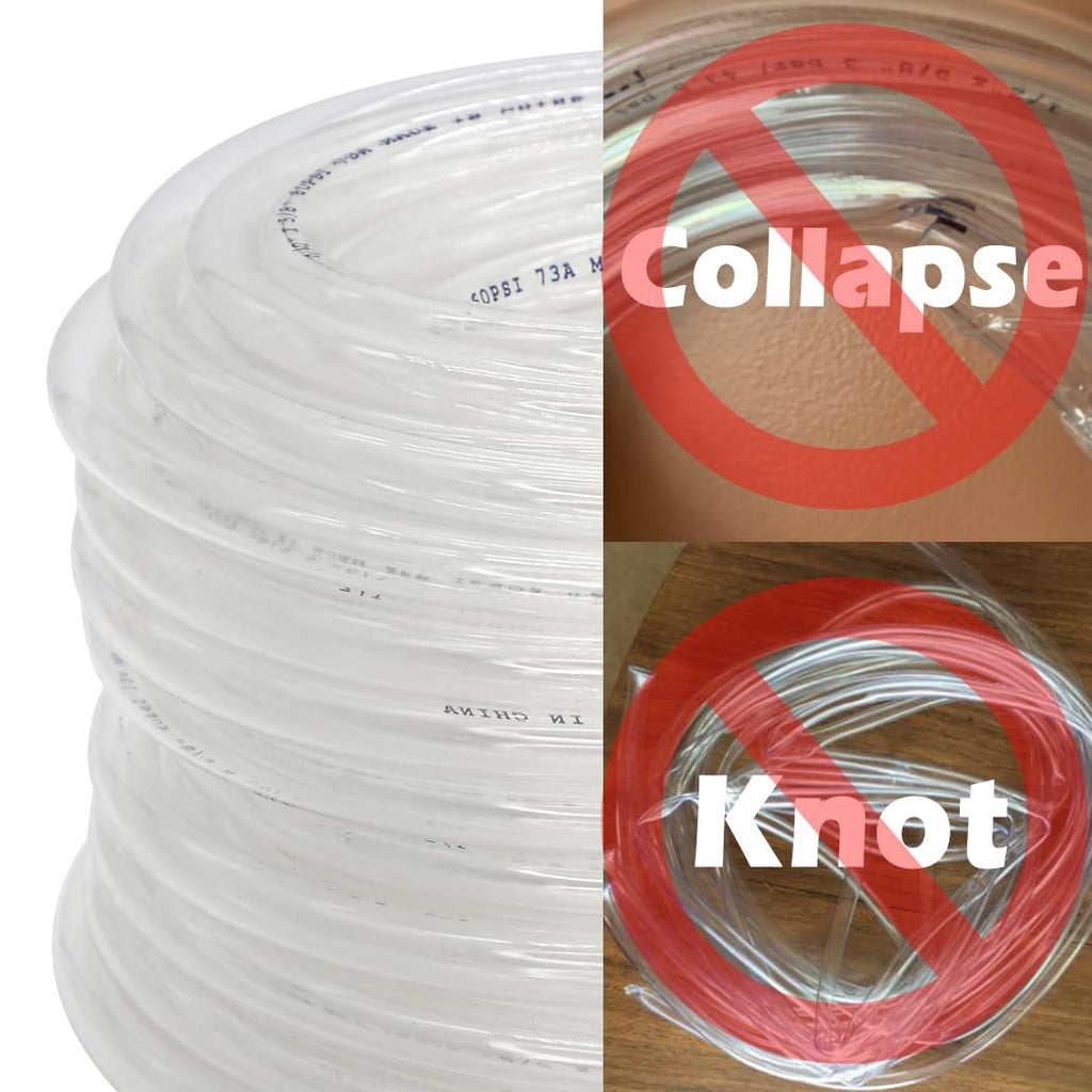 3/4" ID x 100ft Clear Vinyl Tubing R822