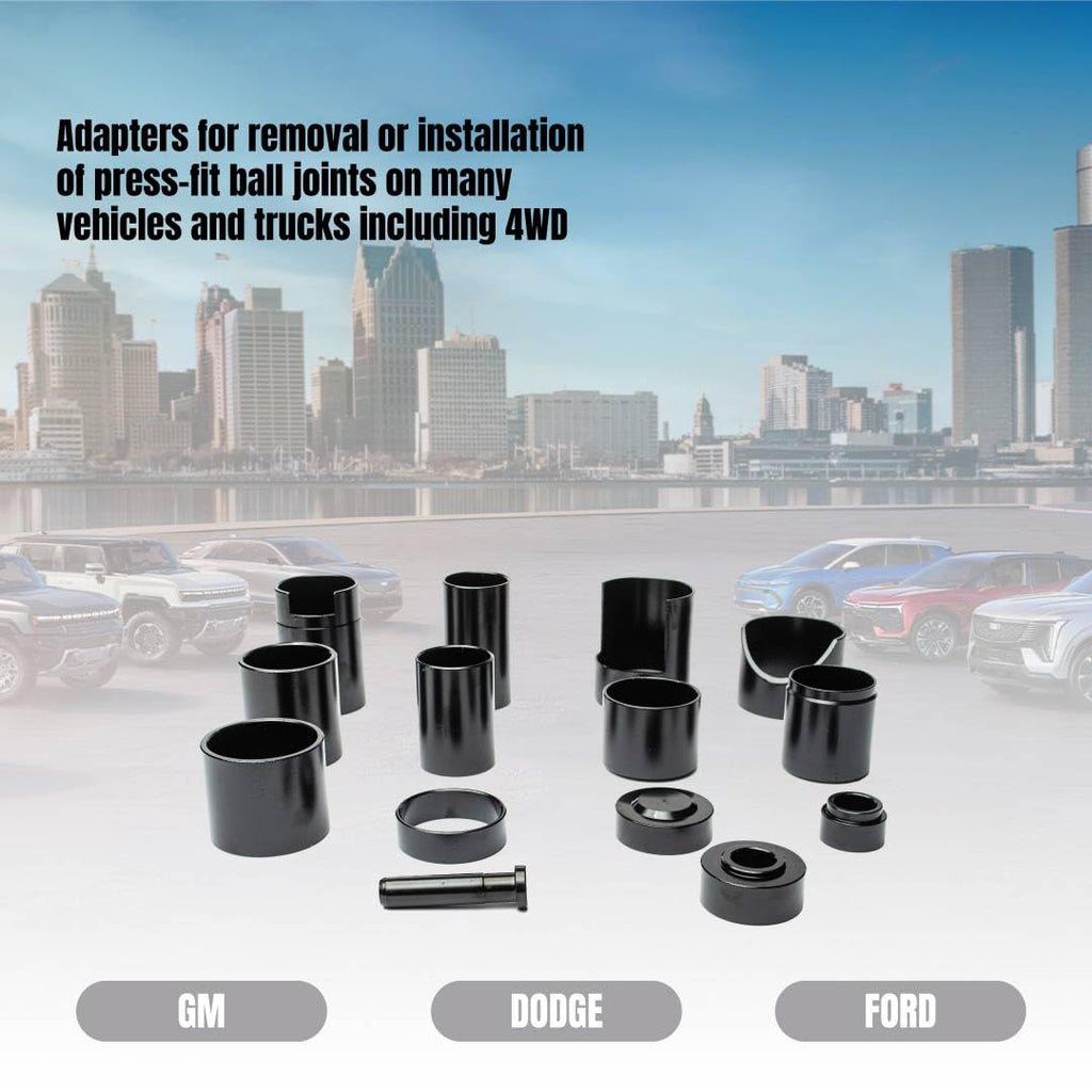 21-Piece Heavy Duty Forged Steel Ball Joint Press Kit S790
