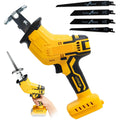 Cordless Reciprocating Saw 0-3500 SPM Variable Speed with 4 Blades G924