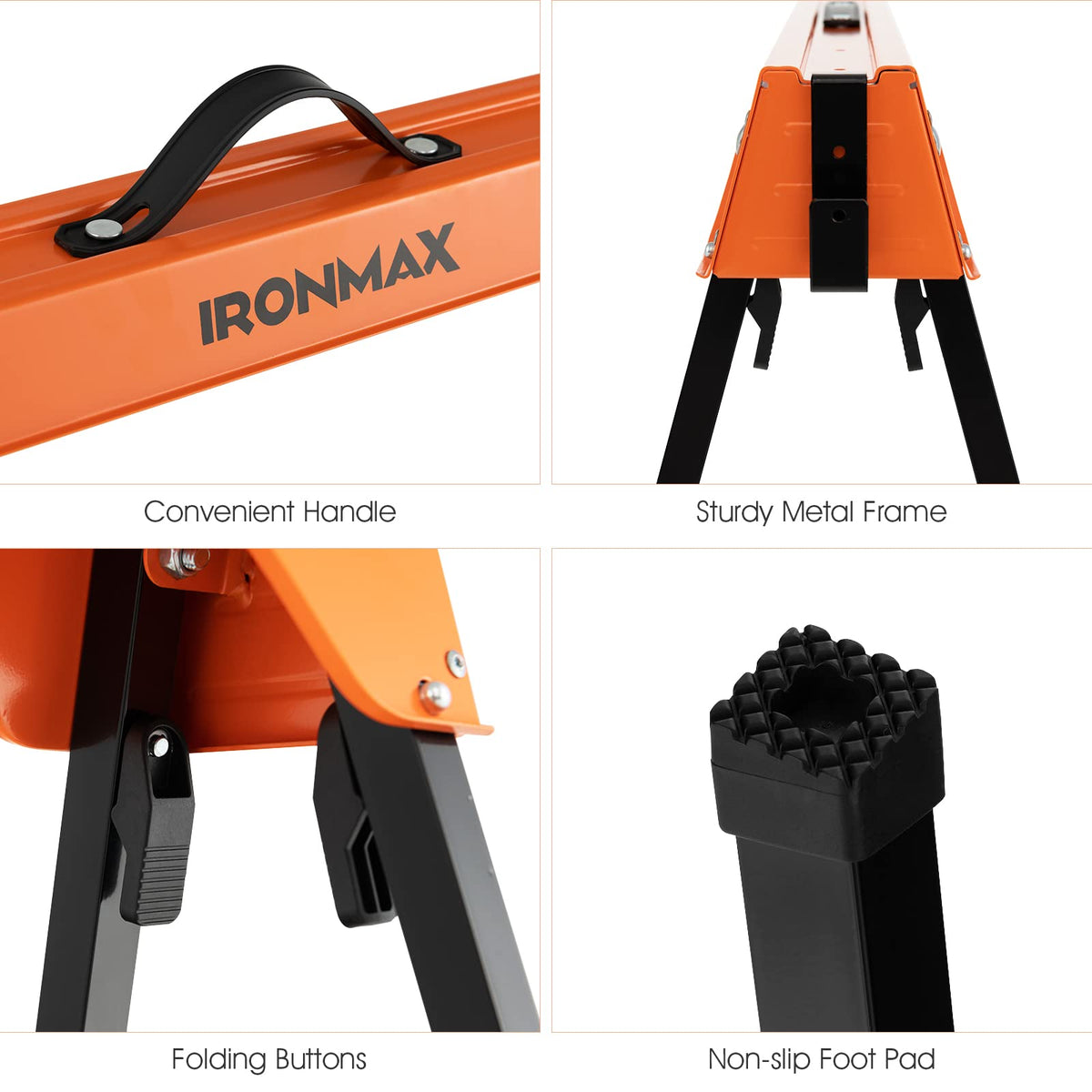 2 Pack Portable Foldable Saw Horses V357145