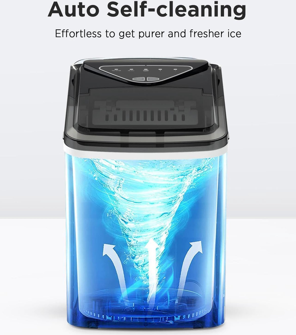 Countertop Ice Maker with 2 Ice Sizes C533