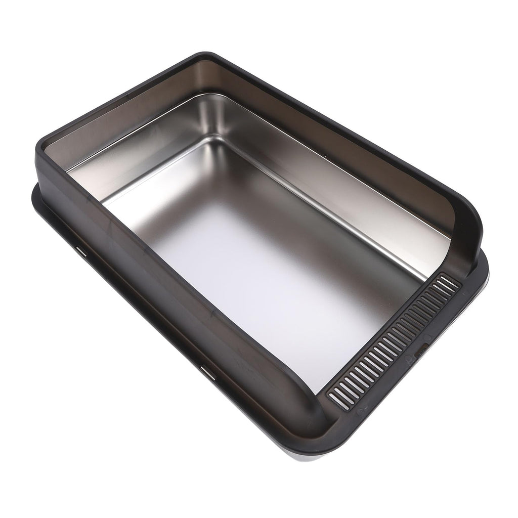 Stainless Steel Top Entry Cat Litter Box with Lid S77361