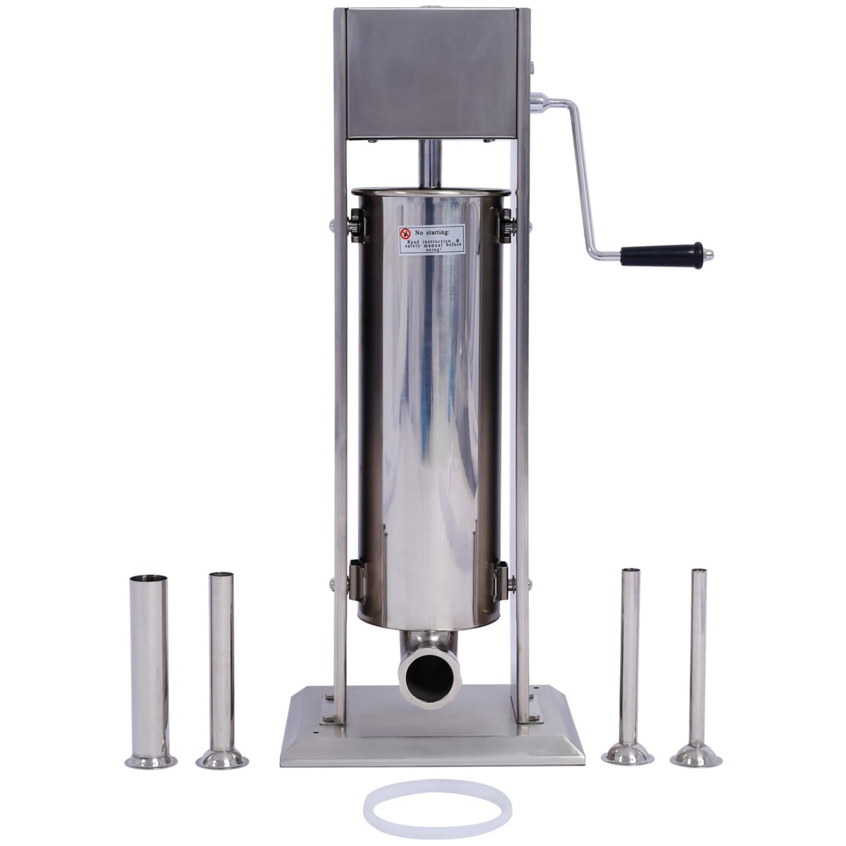 Stainless Steel Vertical Sausage Stuffer 15Lb Q3927