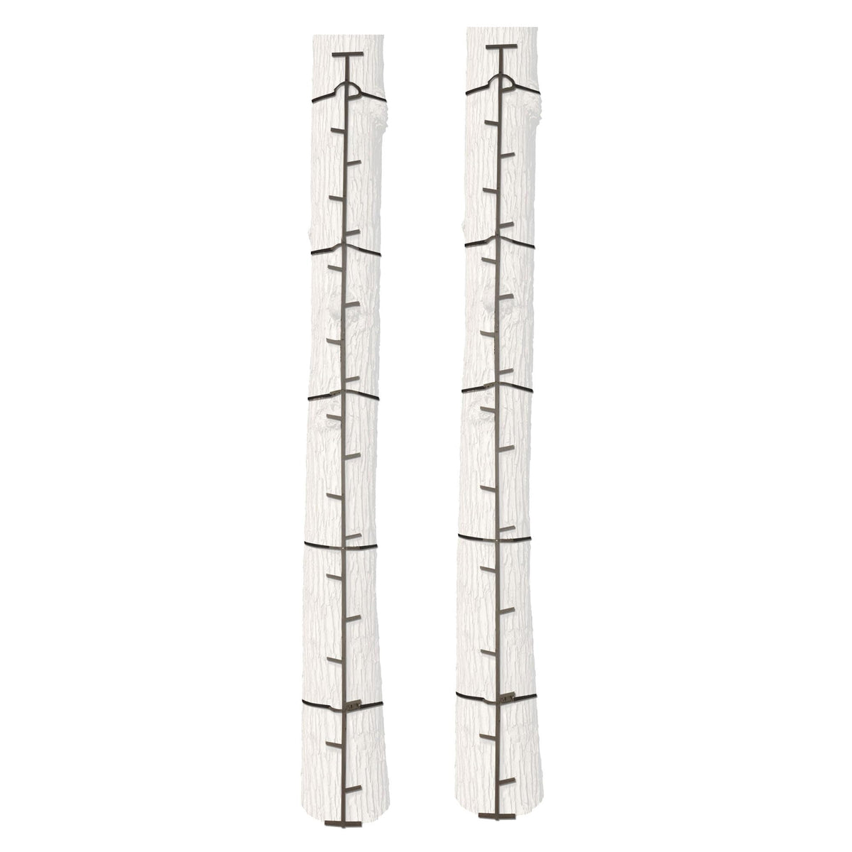 20 Feet Tall Steel Tree Climbing System (2 Pack) T215950