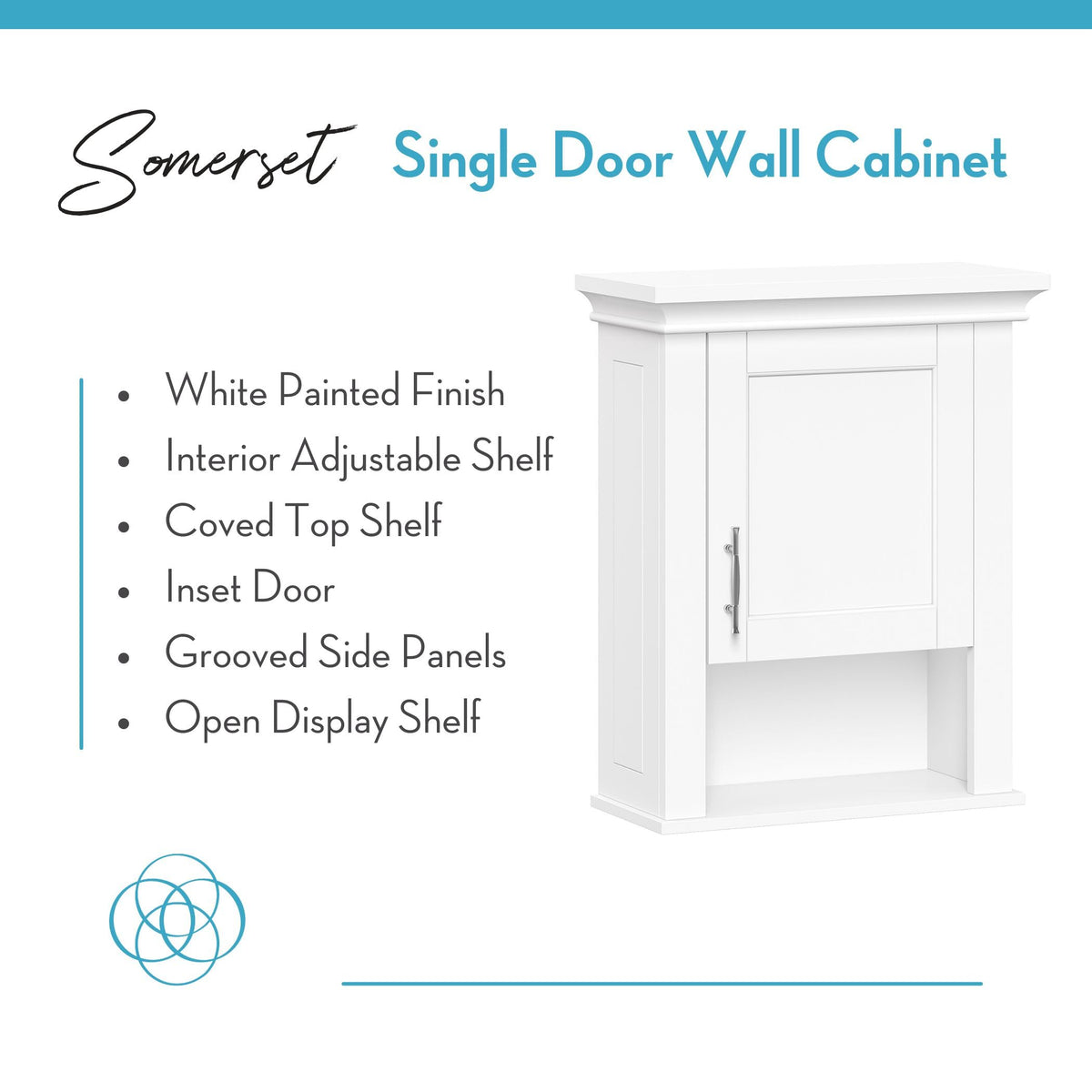 White Wall Mount Medicine Cabinet X479966