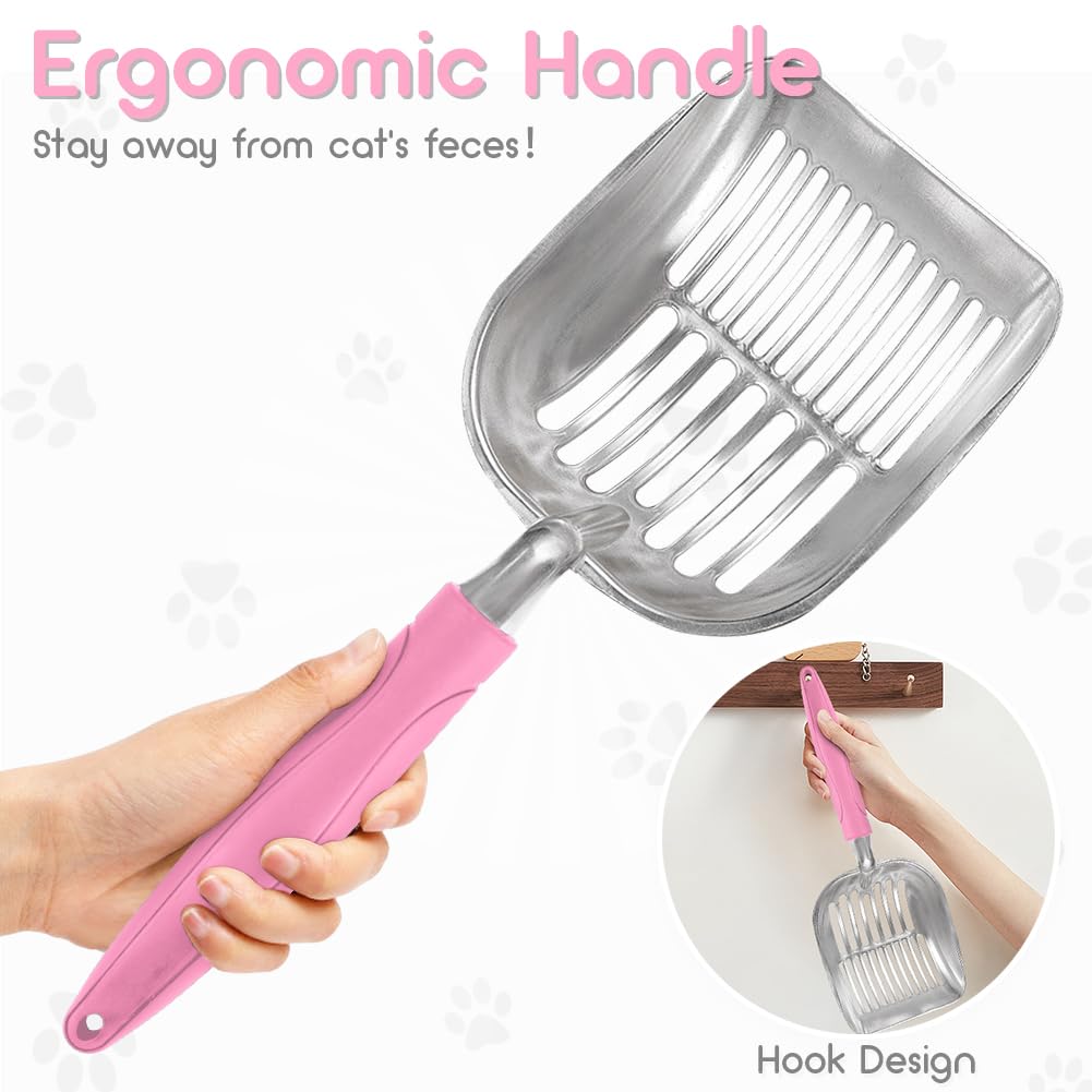 Metal Cat Litter Scoop with Deep Mesh K9974