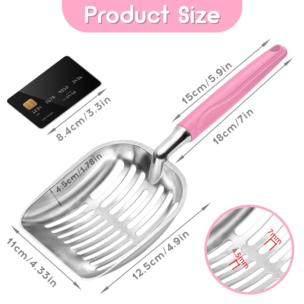 Metal Cat Litter Scoop with Deep Mesh K9974