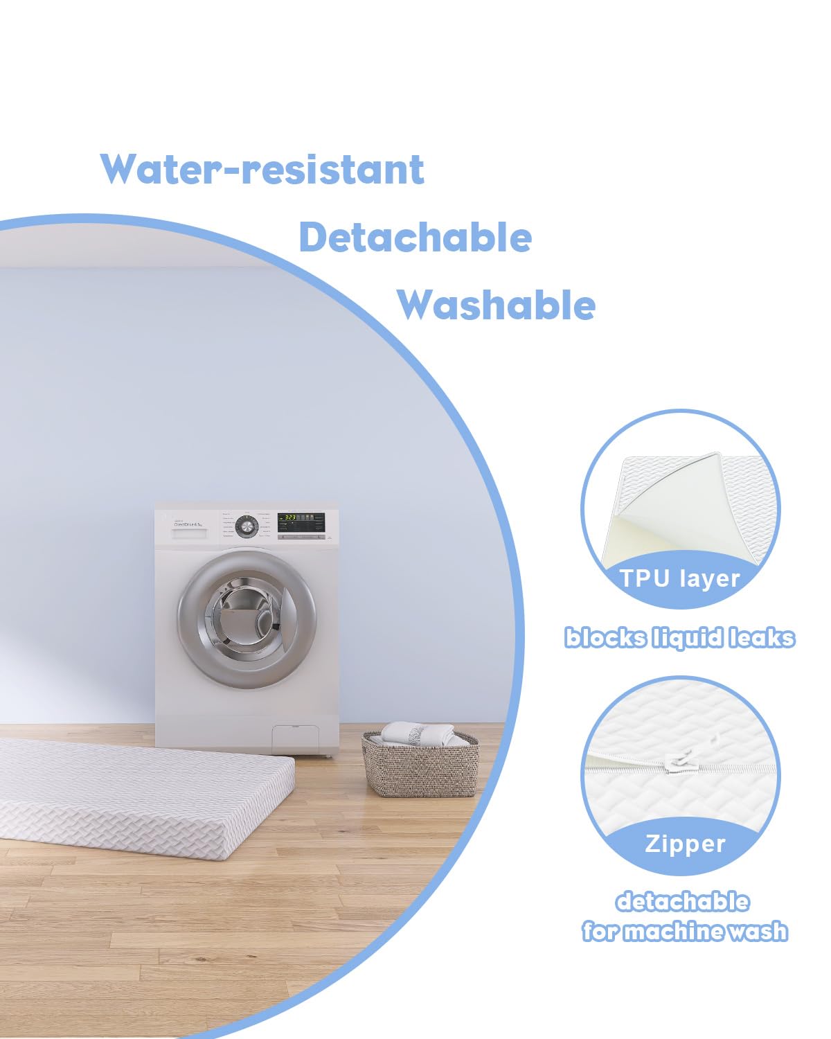 3 inch Portable Crib Mattress R4561