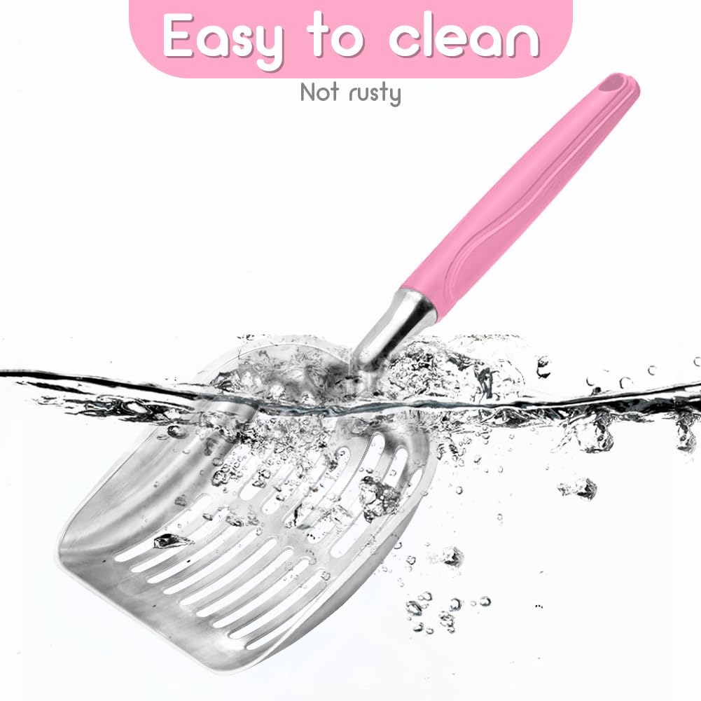 Metal Cat Litter Scoop with Deep Mesh K9974