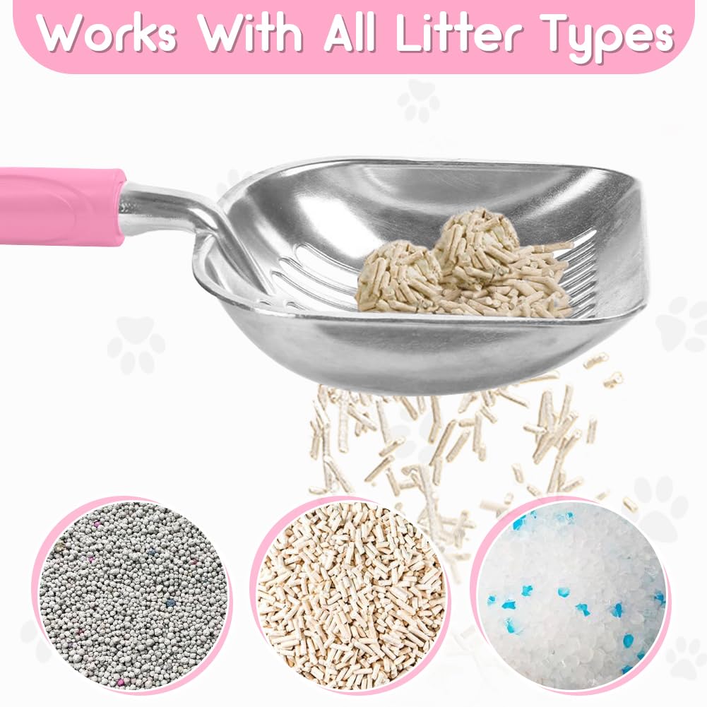 Metal Cat Litter Scoop with Deep Mesh K9974