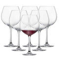 Red Wine Glass Set of 6 Dishwasher-Safe Tritan Crystal 27.5 Ounce F2391