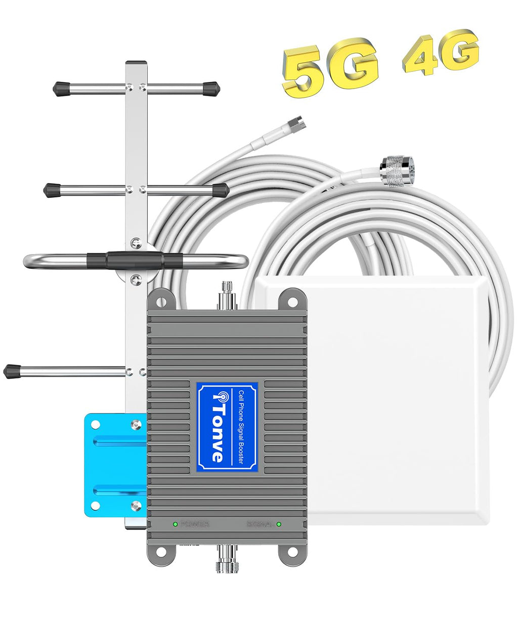 Cell Phone Signal Booster Kit with High Gain Antennas W660811