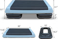 Adjustable 30" × 14" Workout Aerobic Stepper with Risers R29712