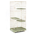 Foldable 4 Tier Detachable Cat Cage with Hammock Q491807