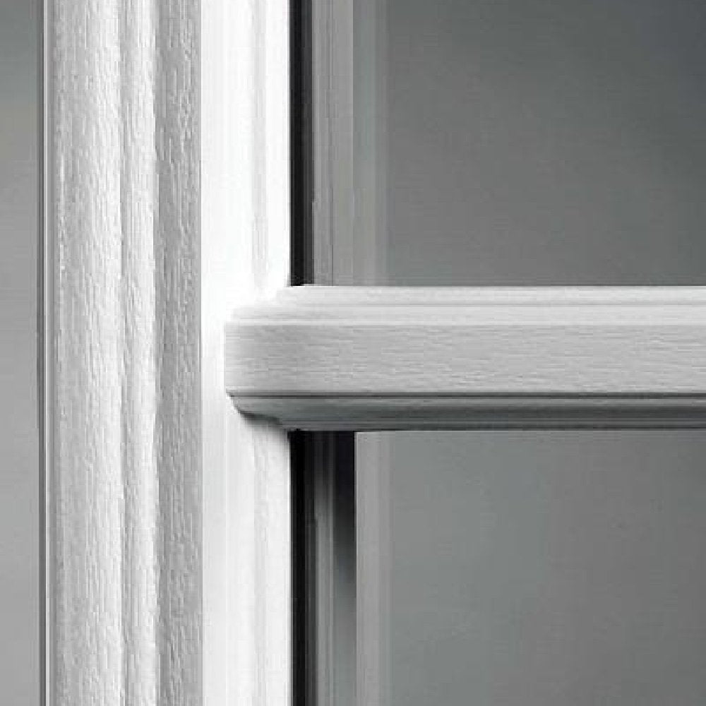 Steel Left Hand Outswing Prehung 9 Lite Door with Pet Door Y179