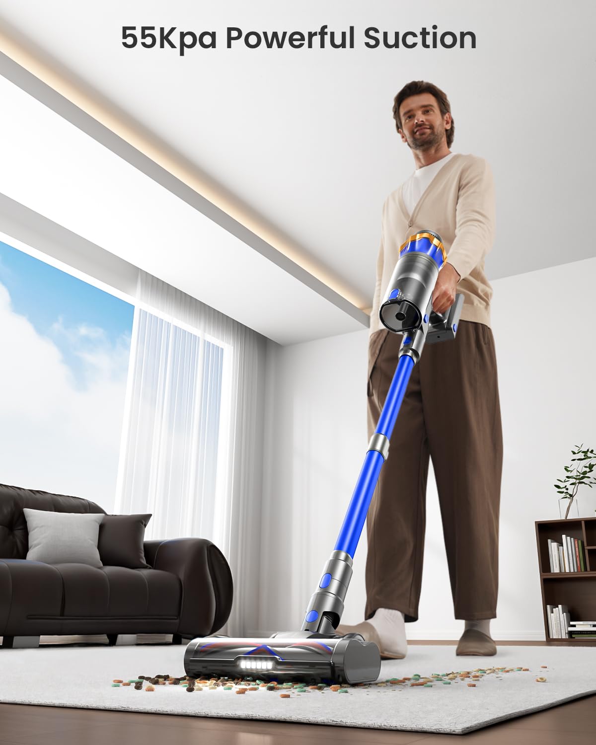 650W 55KPA Cordless Stick Vacuum Cleaner I728