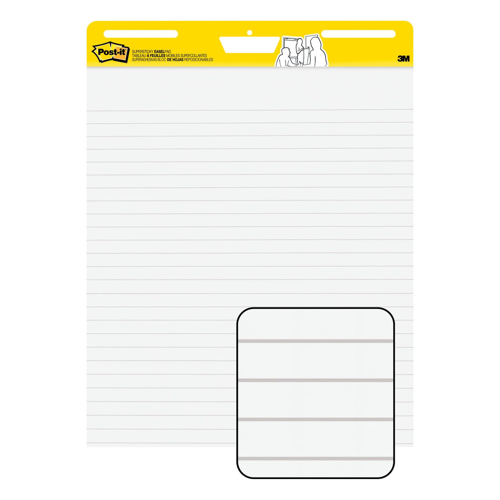 Lined Easel Pad, 25 in x 30 in, 30 Sheets X25968