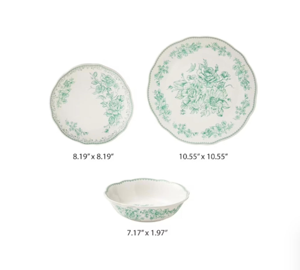 12-Piece Stoneware Dinnerware Set P80686
