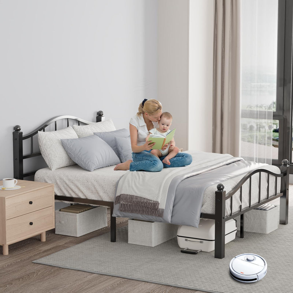 Full Size Bed Frames with Headboard T459