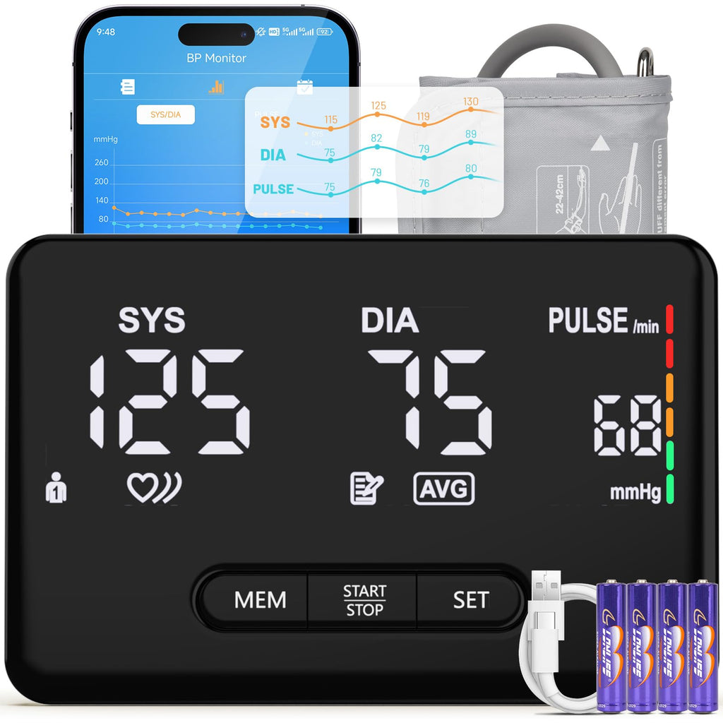 Smart Upper Arm Blood Pressure Monitor A924