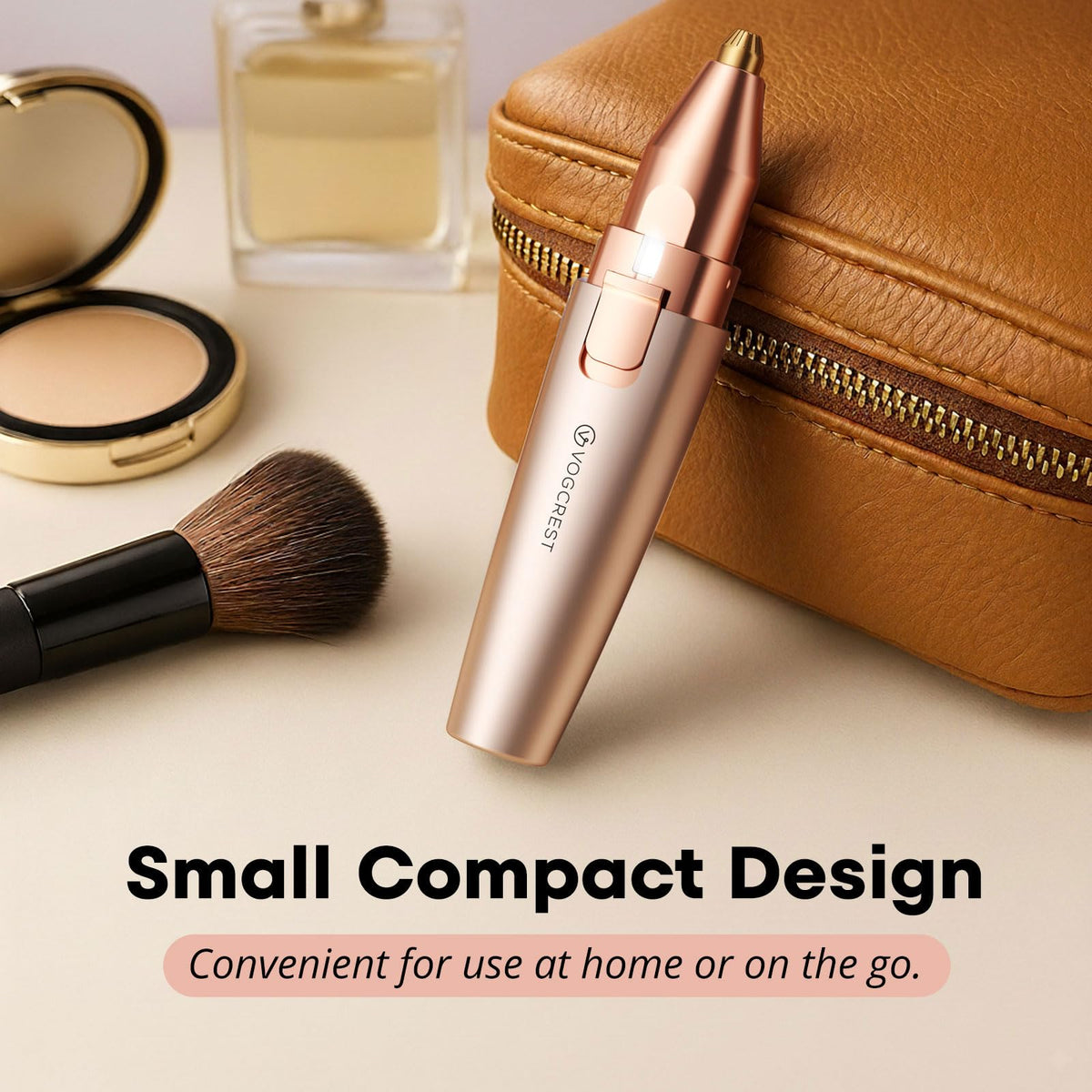 2 in 1 Rechargeable Eyebrow & Facial Trimmer with LED Light K475901