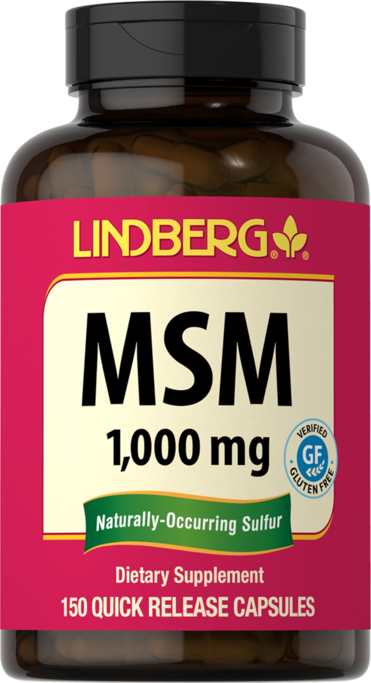 MSM Supplement 1000mg 150 Powder Capsules T3211