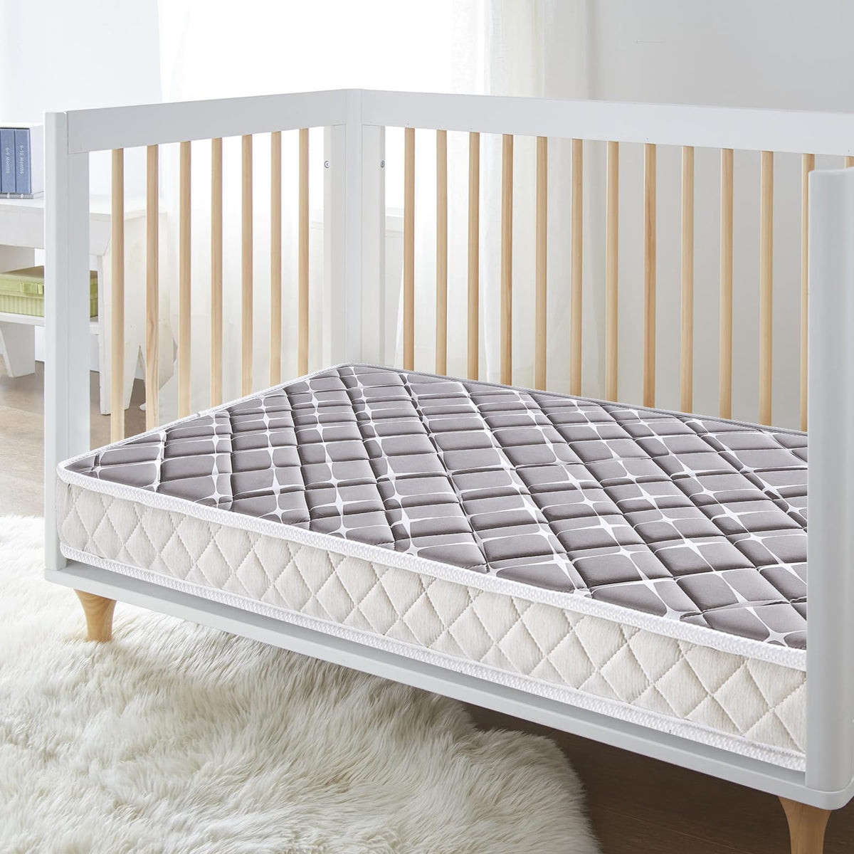 Hypoallergenic Baby Crib and Toddler Mattress 52" x 27.6" x 5" K165