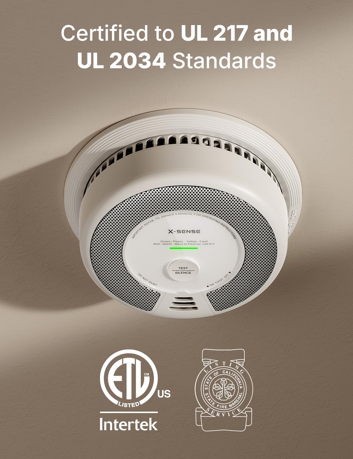 Smoke & Carbon Monoxide Alarm 5-Pack T980