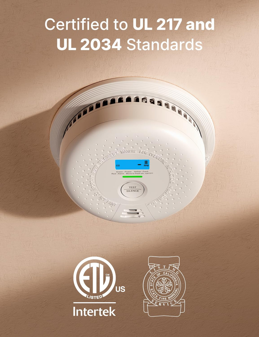 Smoke and Carbon Monoxide Detector 3-Pack Z406379