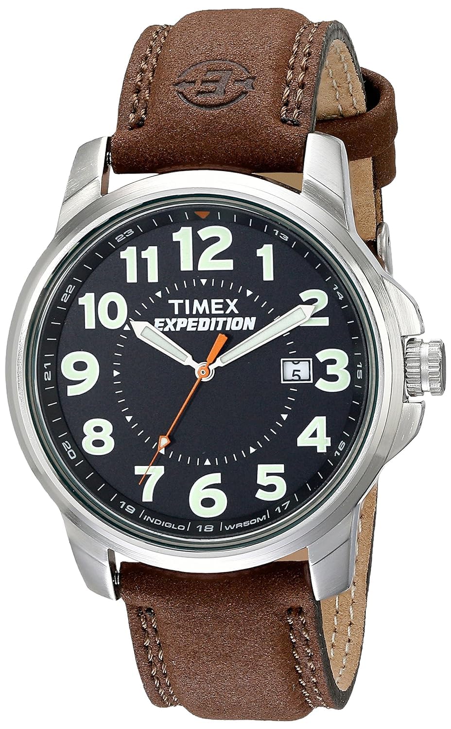 40mm Analog Watch with Luminous Hands and 50M Water Resistance E22471
