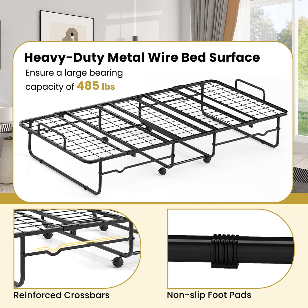 Twin Folding Bed with Mattress N94766