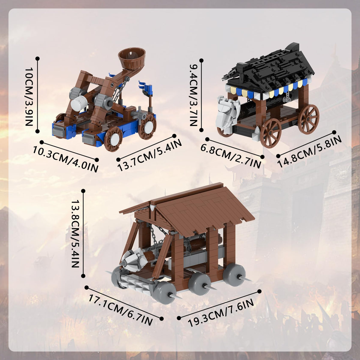 Medieval Castle Battle Building Block Set P30454
