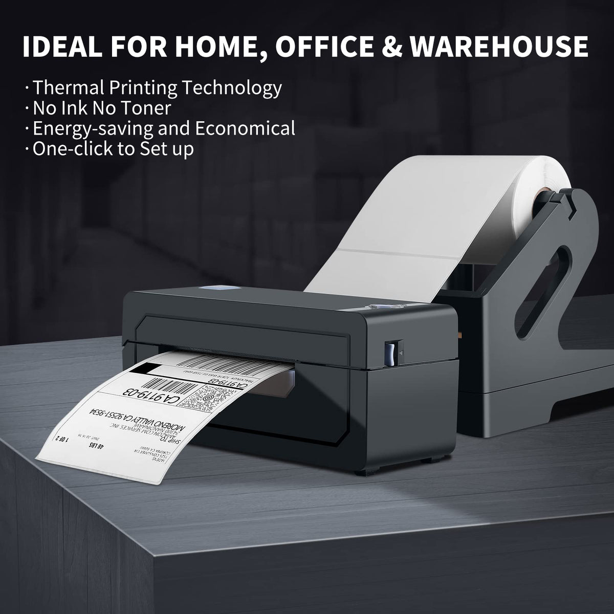 Bluetooth Thermal 4x6 Label Printer K6394