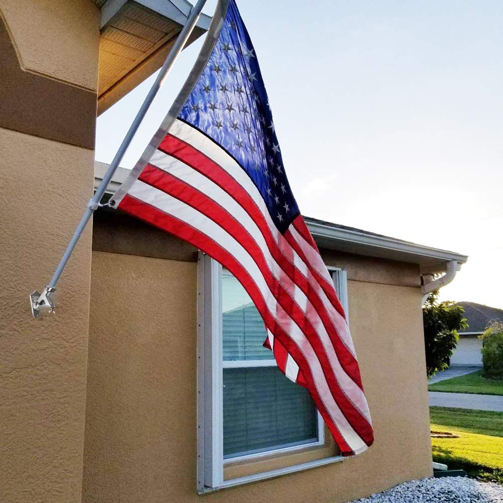 Two Position Stainless Steel Flag Pole Holder 1-1/4 inch H47649