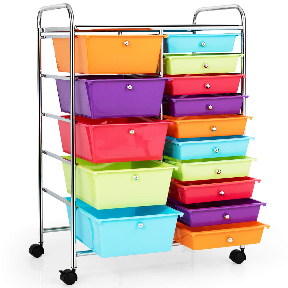 15 Drawer Rolling Storage Cart C4803