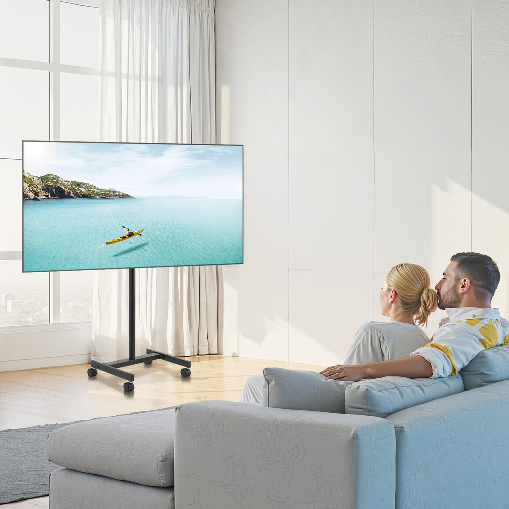 Rolling TV Stand for 17-55 Inch Screens with Wheels U88590