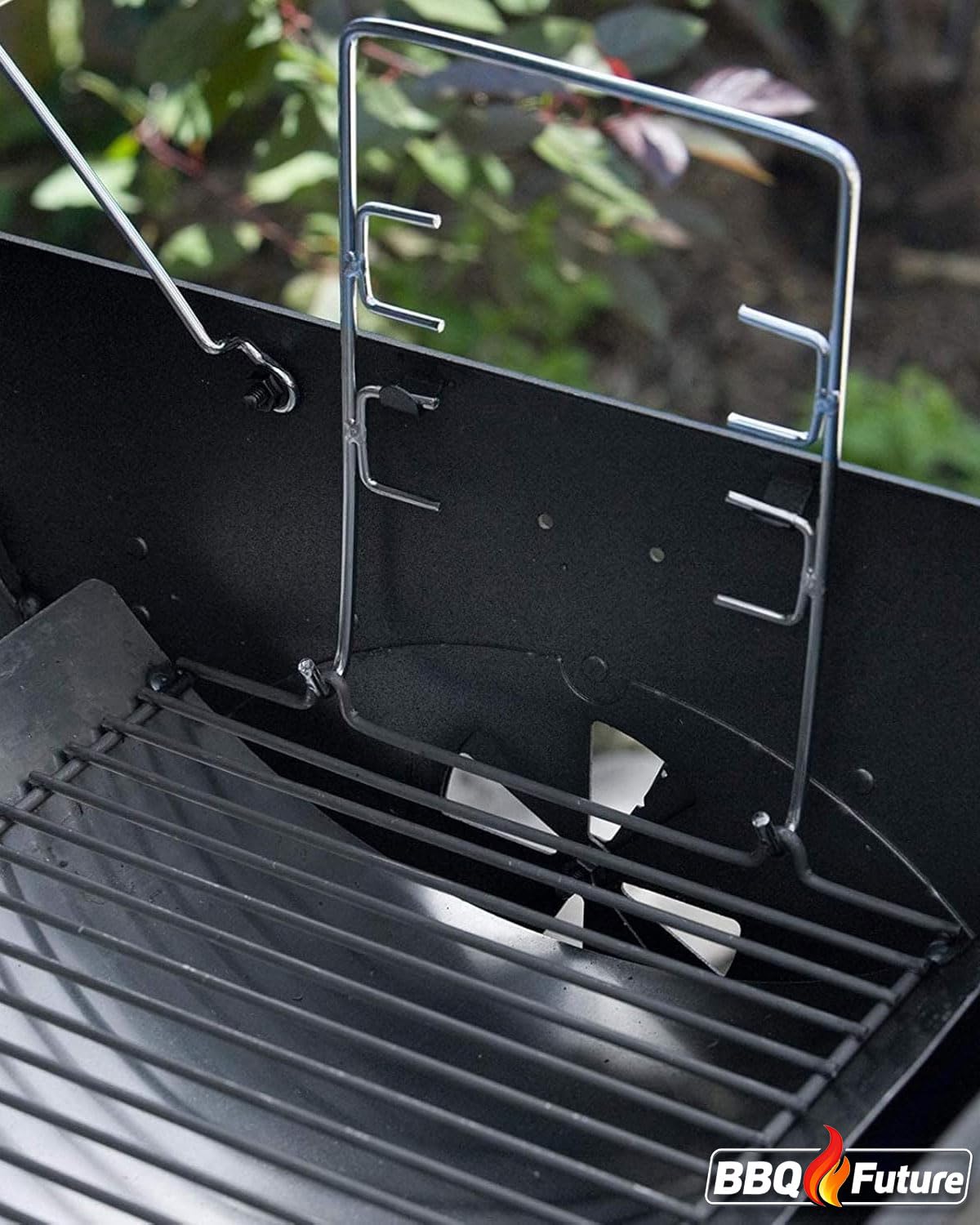 27 inch Porcelain-coated Steel Ash Pan with 2pcs Fire Grate Hanger F9576