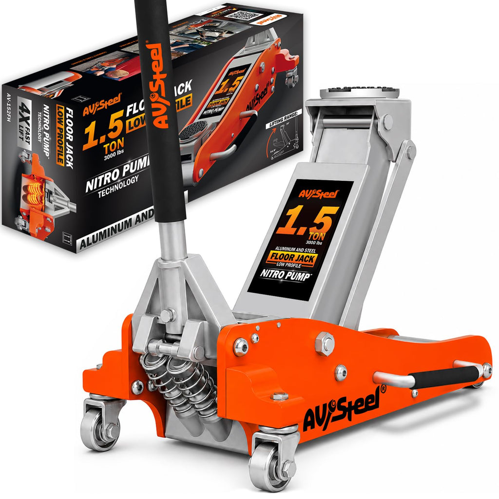 1.5 Ton Aluminum Steel Low Profile Hydraulic Floor Jack E1793