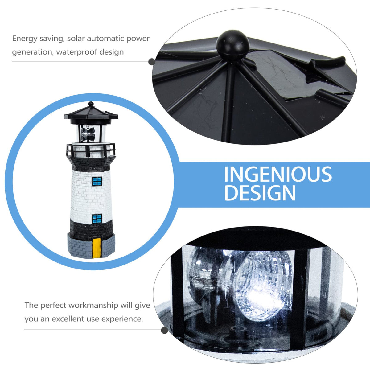 Solar Powered Rotating Garden Statue X426409