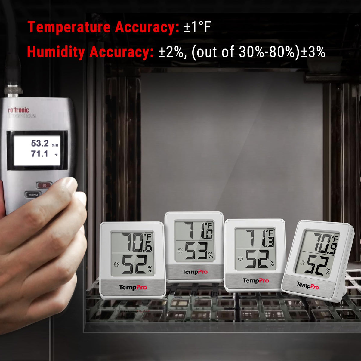 Digital Hygrometer Indoor Thermometer Y7144