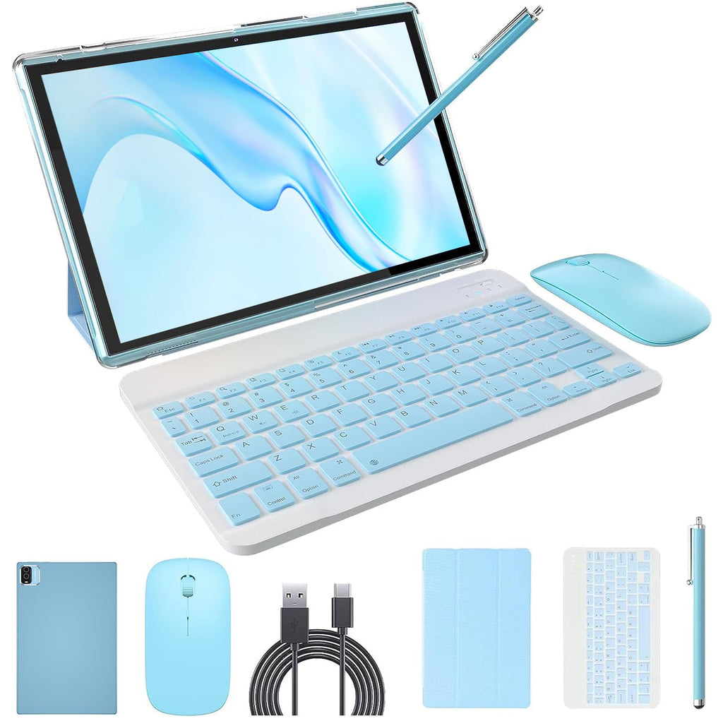 10 inch Android Tablet 2 in 1 with Keyboard Case 8GB+64GB E86524
